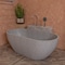 Alfi Brand 59 in L, 29.5 in W, Gray Matte, Concrete ABCO59TUB - alternate 1